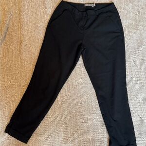ASOS Narrow Leg Tailored Cut-Off Pants (Black, Size 4, Runs Small)